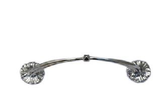 Cabinet Pull Rhodium Unique